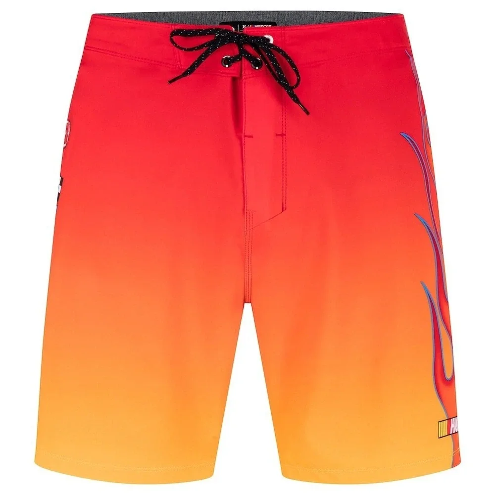 New‎ Hurley Phantom NASCAR Racing Board Shorts Mens 36 Red Orange Eco Flame 18